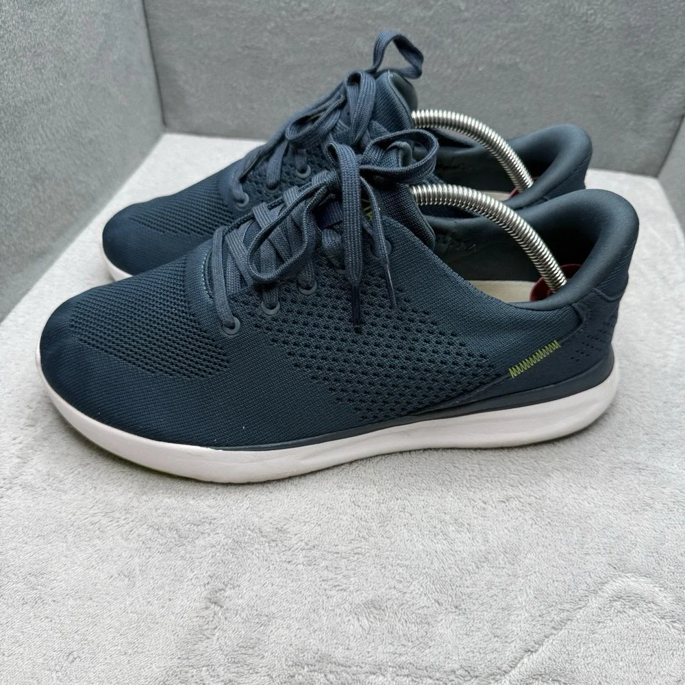 Kizik Lima Breathable Knit Hands Free Athletic Sneakers Blue Size 10.5 Wide